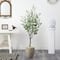 5ft. Eucalyptus Artificial Tree in Sandstone Planter